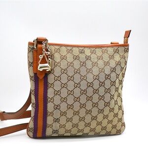 GUCCI GG Canvas Crossbody Bag